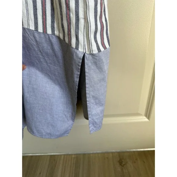 Doe & Rae Beachy Stripe Sleeveless Maxi Dress Sz. Small - Picture 9 of 9